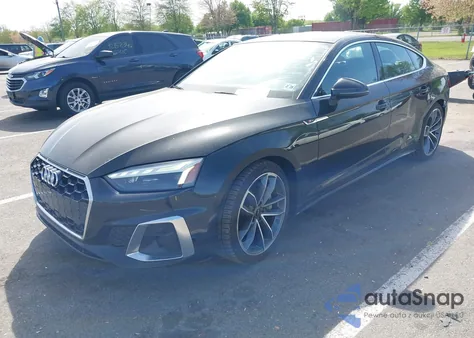 2023 Audi A5 Sportback Premium Plus 45 Tfsi S Line Quattro S Tronic z USA, uszkodzony, nr VIN WAUFACF52PA015824